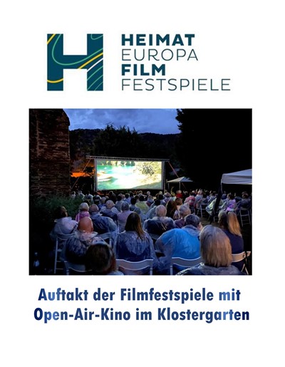 Großes Open-Air-Kino im Klostergarten