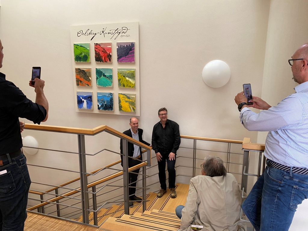 Originale des Oelsberg-Kunstpfades sind im Kulturhaus Oberwesel zu bewundern